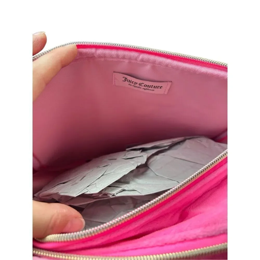 Juicy couture pink make up case new w tags y2k 2000s